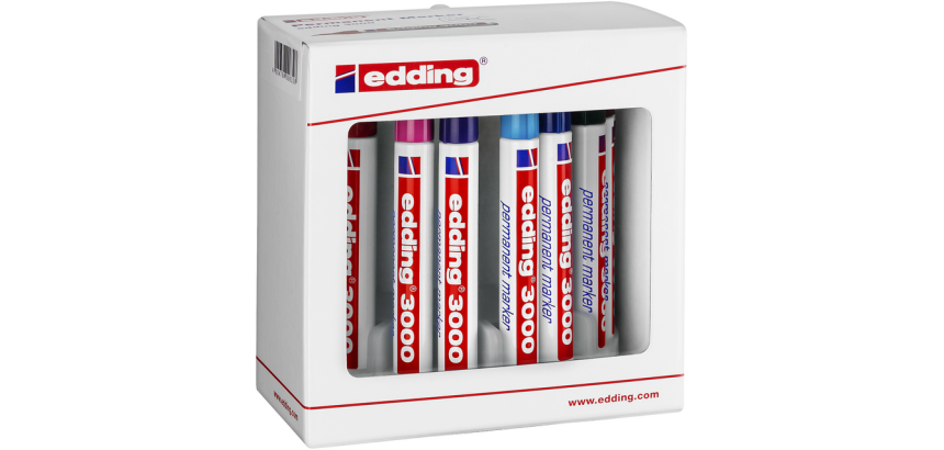 Feutre edding 3000 ogive 1,5-3mm assorti set 10 pièces