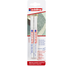 Marqueur peinture edding 780 à base d'huile 0,8mm blanc blister 2 pièces