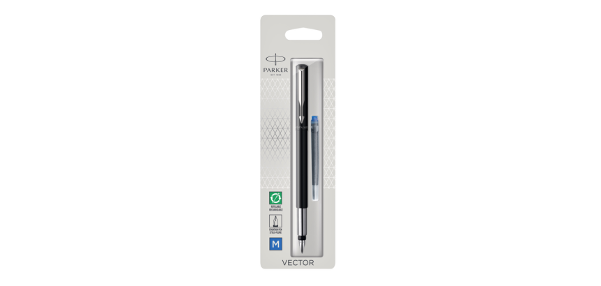 Fountain pen Vector Parker black body - fine point