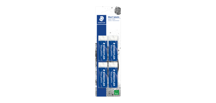 Staedtler Mars Eraser 4-piece blister pack