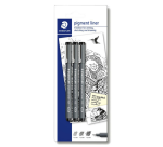 Fineliner Staedtler Pigment 308 blister 3 à lijnbreedten zwart