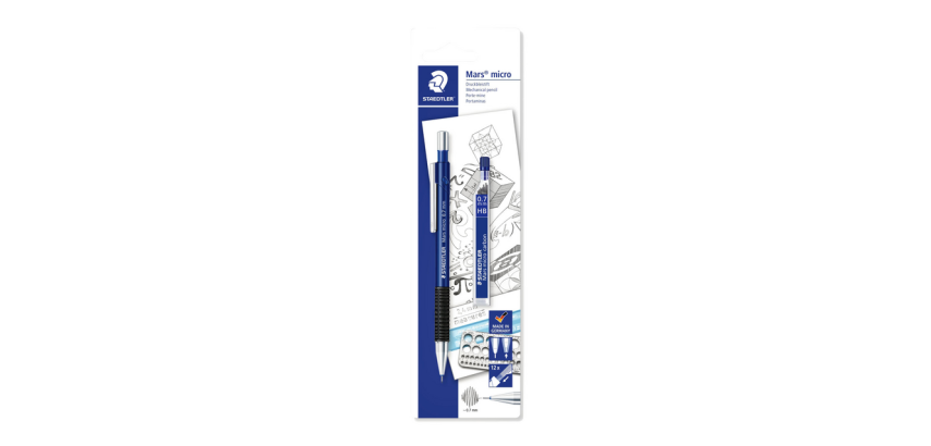 Staedtler Mars Micro Mechanical Pencil 0.7mm + extra leads