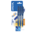 Recharge roller PILOT FriXion Medium bleu 3 pièces