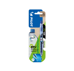 Stylo gel PILOT B2P Begreen Medium bleu 1 pièce