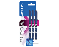 PILOT V-Ball 05 Blue Fine Roller 3 pieces