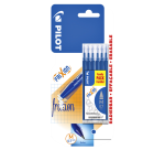 Recharge roller PILOT FriXion Medium bleu blister 6 pièces