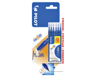 Rollerpenvulling Pilot friXion medium blauw blister à 6 stuks
