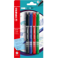 Fineliner Stabilo Sensor blister de 4 couleurs