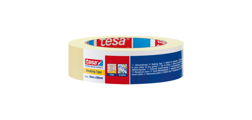 tesa® Professional Masking Tape 4323 19mmx50m Light Cream