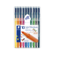 Feutre couleur Staedtler 323 Triplus Color 10 pièces assorti