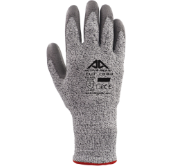 Handschoen ActiveGear snijbestendig grijs 10/XL