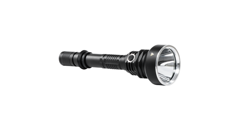 LED-Taschenlampe MAULhelios 23cm Batterie Reichweite 300m 10W