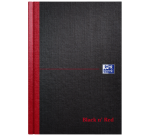 Oxford Black n'Red A5 Notebook 96 Lined Sheets