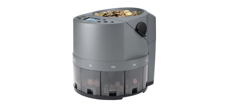 Compteuse et trieuse pièces Safescan 1450 gris