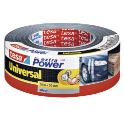 Duct tape Tesa 50mmx50m extra Power grijs