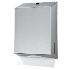 Handdoekdispenser Euro Products universeel groot zilver 438190