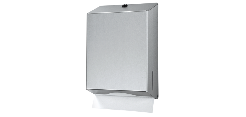 Handdoekdispenser Euro Products universeel groot zilver 438190