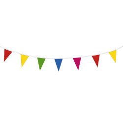 Guirlande drapeaux Haza 10 mètres