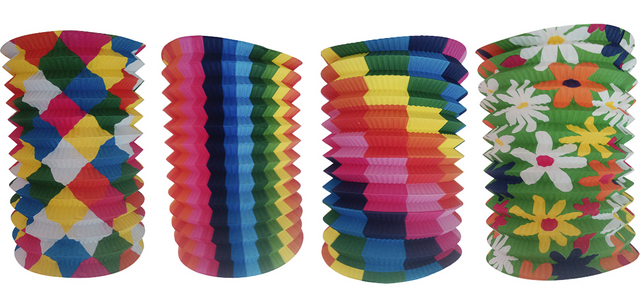 20cm pull lantern assorted