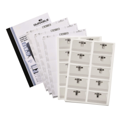 Badge Durable avec pince-combi 54x90mm 20 pièces