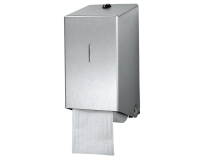 Distributeur papier toilette Euro Products 438001 avec embouts duo Inox