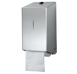 Distributeur papier toilette Euro Products 438001 avec embouts duo Inox