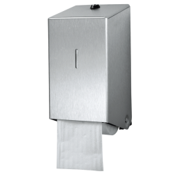 Distributeur papier toilette Euro Products 438001 avec embouts duo Inox