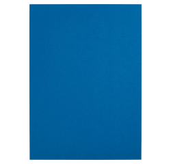 Couverture GBC A4 imitiation cuir avec fenêtre bleu 50 pièces