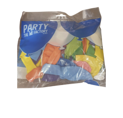 Ballon uni 30cm assortiment 50 pièces