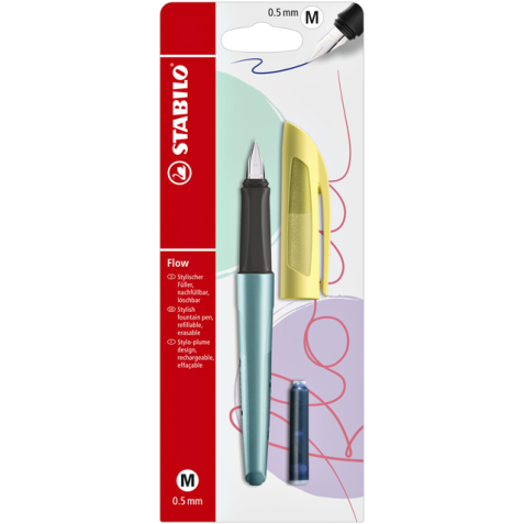 Stylo plume Stabilo Flow Cosmetic citrus chill