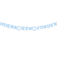 Guirlande lettres "Hoera een jongen" bleu