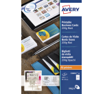 Carte de visite Avery C32011-10 85x54mm 200g 100 pièces