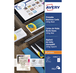 Visitekaart Avery C32011-10 85x54mm 200gr 100 stuks