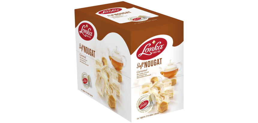 Nougat Lonka caramel boîte 214 pièces