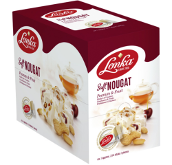 Nougat Lonka Cacahuète fruit boîte 214 pièces