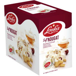 Nougat Lonka Cacahuète fruit boîte 214 pièces