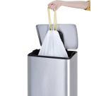 Sac poubelle EKO MDPE type A avec lien coulissant 35x40cm 3-6L blanc 30 pièces