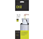 EKO MDPE Müllbeutel Typ C mit Kordelzug 45x50cm 10-15L weiß 20 Stück