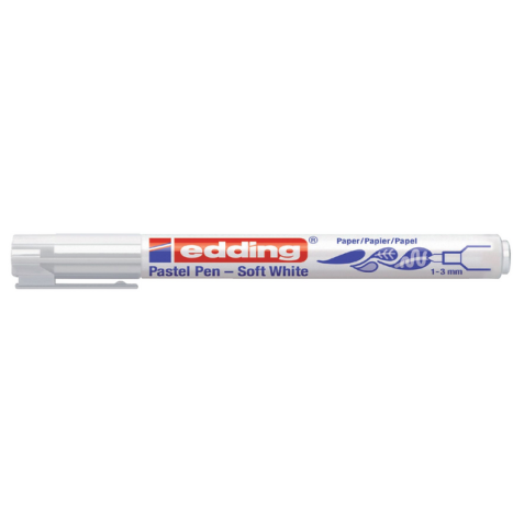 Feutre edding 1500 Soft blanc