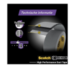 Ruban adhésif Scotch Extremium no Residue 18,2mx48mm gris