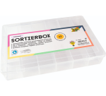 Boîte de rangement Folia 17 compartiments 18x26,5x4cm transparent