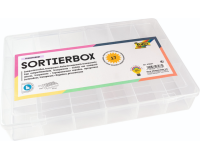 Opbergdoos Folia 17 vakken 18x26,5x4cm transparant