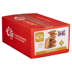 Biscuits Elite Café noir - Carton de 120