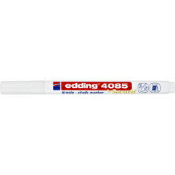 Krijtstift edding 4085 by Securit rond 1-2mm wit