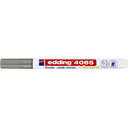 Krijtstift edding 4085 by Securit rond 1-2mm zilver