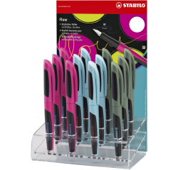 STABILO Flow SPORTY stylo plume, blue (noir et bleu)