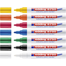 Lakmarker edding 8750 industrie rood