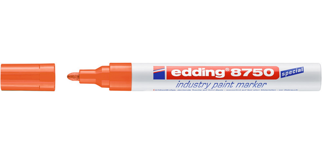 Marqueur peinture edding 8750 Industrie 2-4mm orange