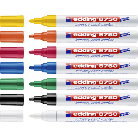 Lakmarker edding 8750 industrie blauw