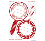 Etiquette HERMA cuisine Home New Look rouge